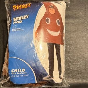 Spirit Halloween Brown Smiley Poo Costume for Kids